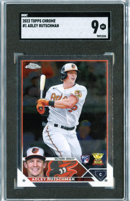 2023 Topps Chrome #1 Adley Rutschman RC SGC 9
