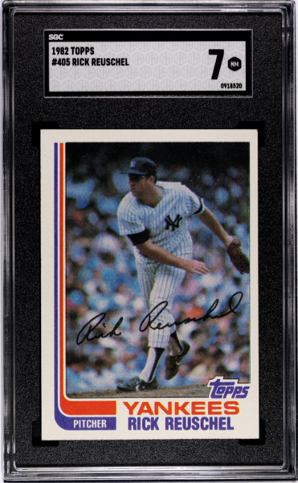 1982 Topps #405 Rick Reuschel SGC 7