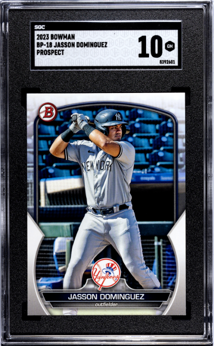 2023 Bowman #BP-18 Jasson Dominguez Prospect SGC 10
