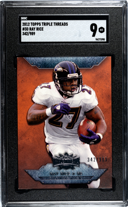 2012 Topps Triple Threads #30 Ray Rice SGC 9