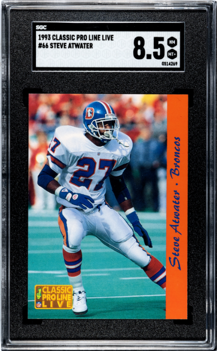 1993 Classic Pro Line Live #66 Steve Atwater SGC 8.5