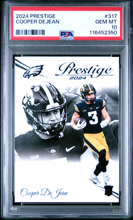 2024 Panini Prestige #317 Cooper Dejean RC PSA 10