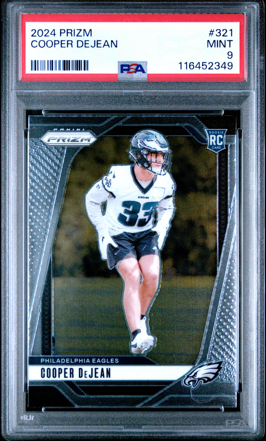2024 Panini Prizm #321 Cooper Dejean RC PSA 9