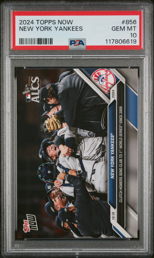 2024 Topps Now #856 New York Yankees PSA 10