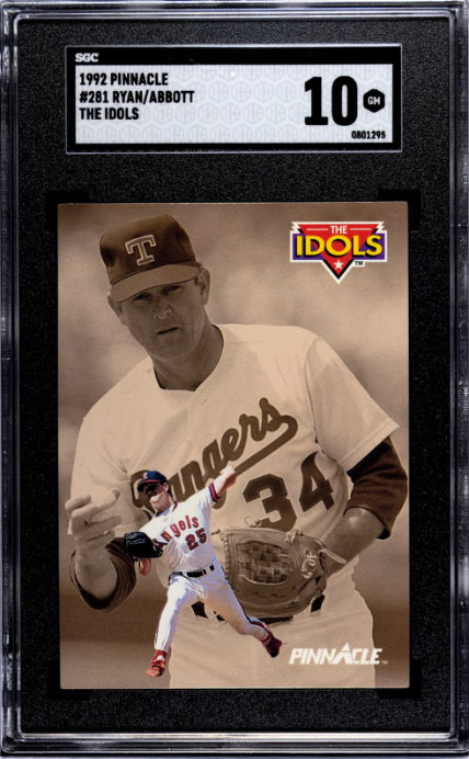 1992 Pinnacle #281 Ryan/Abbott The Idols SGC 10
