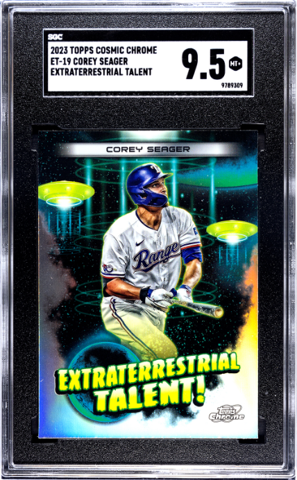 2023 Topps Cosmic Chrome #ET-19 Corey Seager ET Talent SGC 9.5