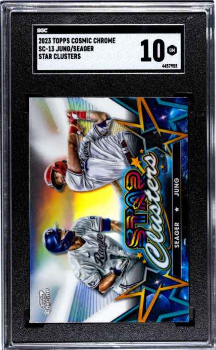 2023 Topps Cosmic Chrome #SC-13 Seager/Jung Star Clusters SGC 10