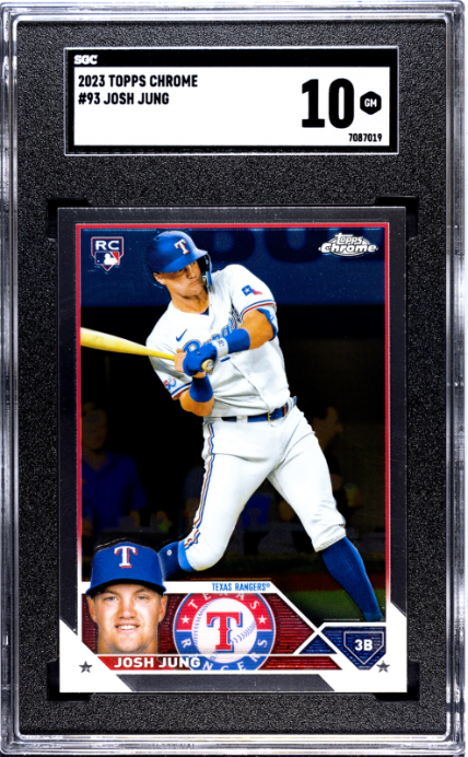 2023 Topps Chrome #93 Josh Jung RC SGC 10