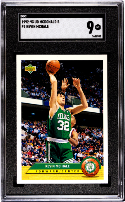 1992-93 Upper Deck McDonald's #P3 Kevin Mchale SGC 9
