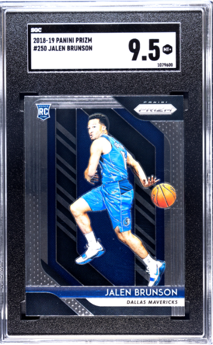 2018-19 Panini Prizm #250 Jalen Brunson RC SGC 9.5