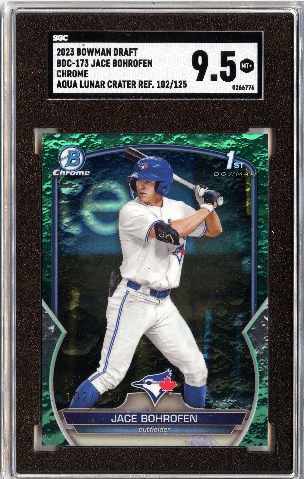 2023 #BDC-173 Jace Bohrofen Chrome Aqua Lunar Crater Refractor SGC 9.5