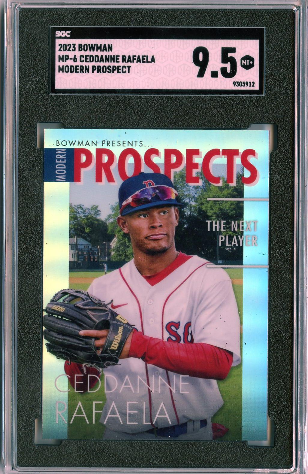 2023 Bowman #MP-6 Ceddanne Rafaela Modern Prospects SGC 9.5