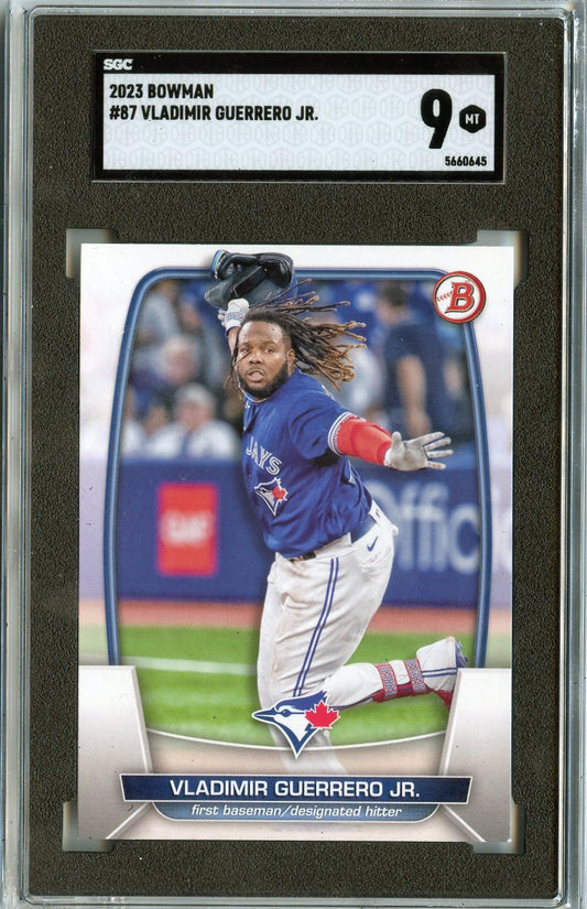 2023 Bowman #87 Vladimir Guerrero Jr. SGC 9