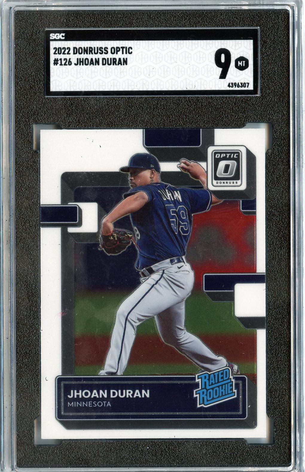 2022 Donruss Optic #126 Jhoan Duran SGC 9