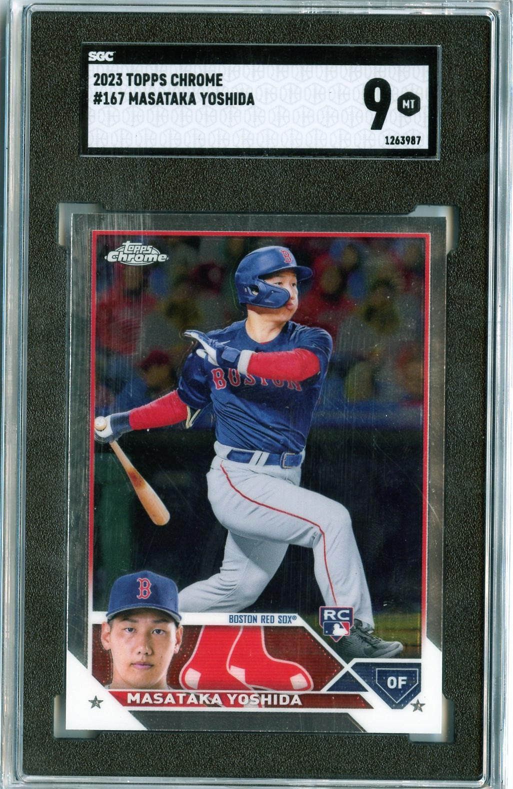 2023 Topps Chrome #167 Masataka Yoshida RC SGC 9