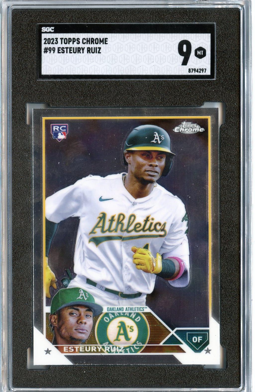 2023 Topps Chrome #99 Esteury Ruiz RC SGC 9