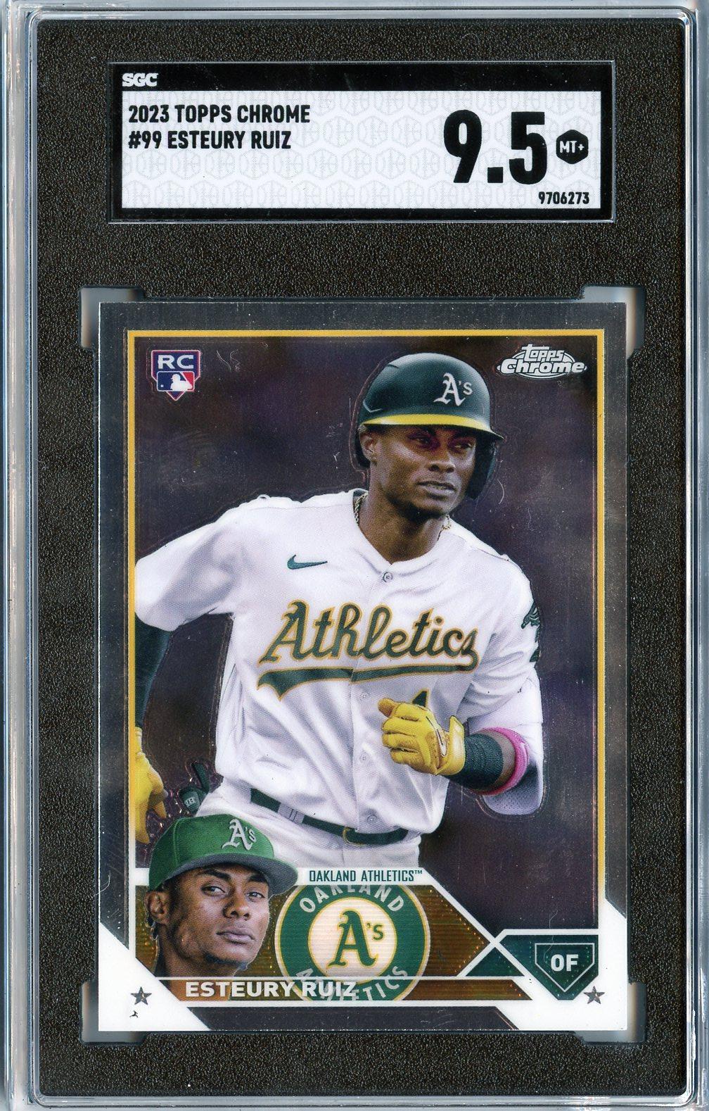 2023 Topps Chrome #99 Esteury Ruiz RC SGC 9.5