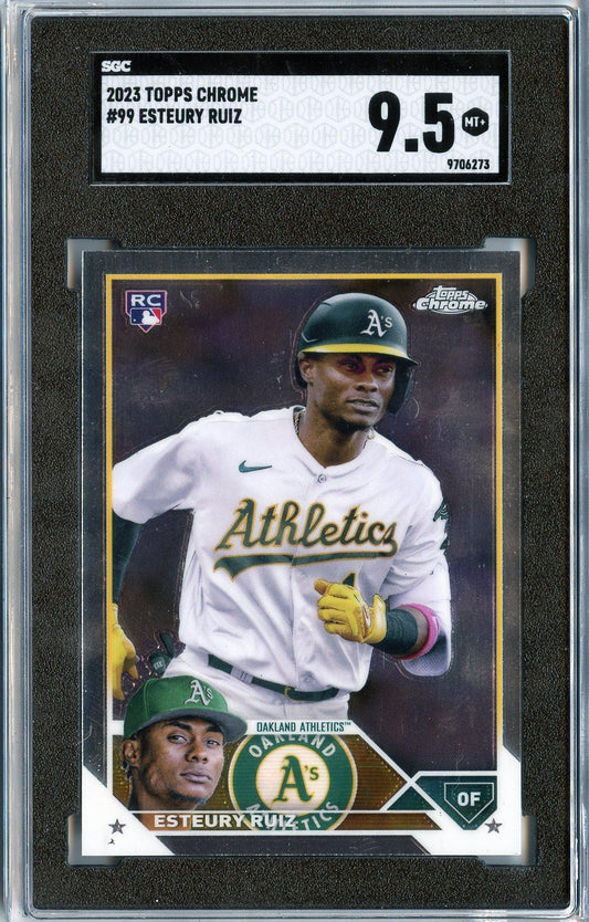 2023 Topps Chrome #99 Esteury Ruiz RC SGC 9.5