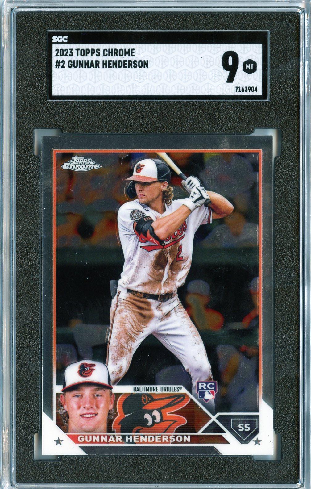 2023 Topps Chrome #2 Gunnar Henderson RC SGC 9