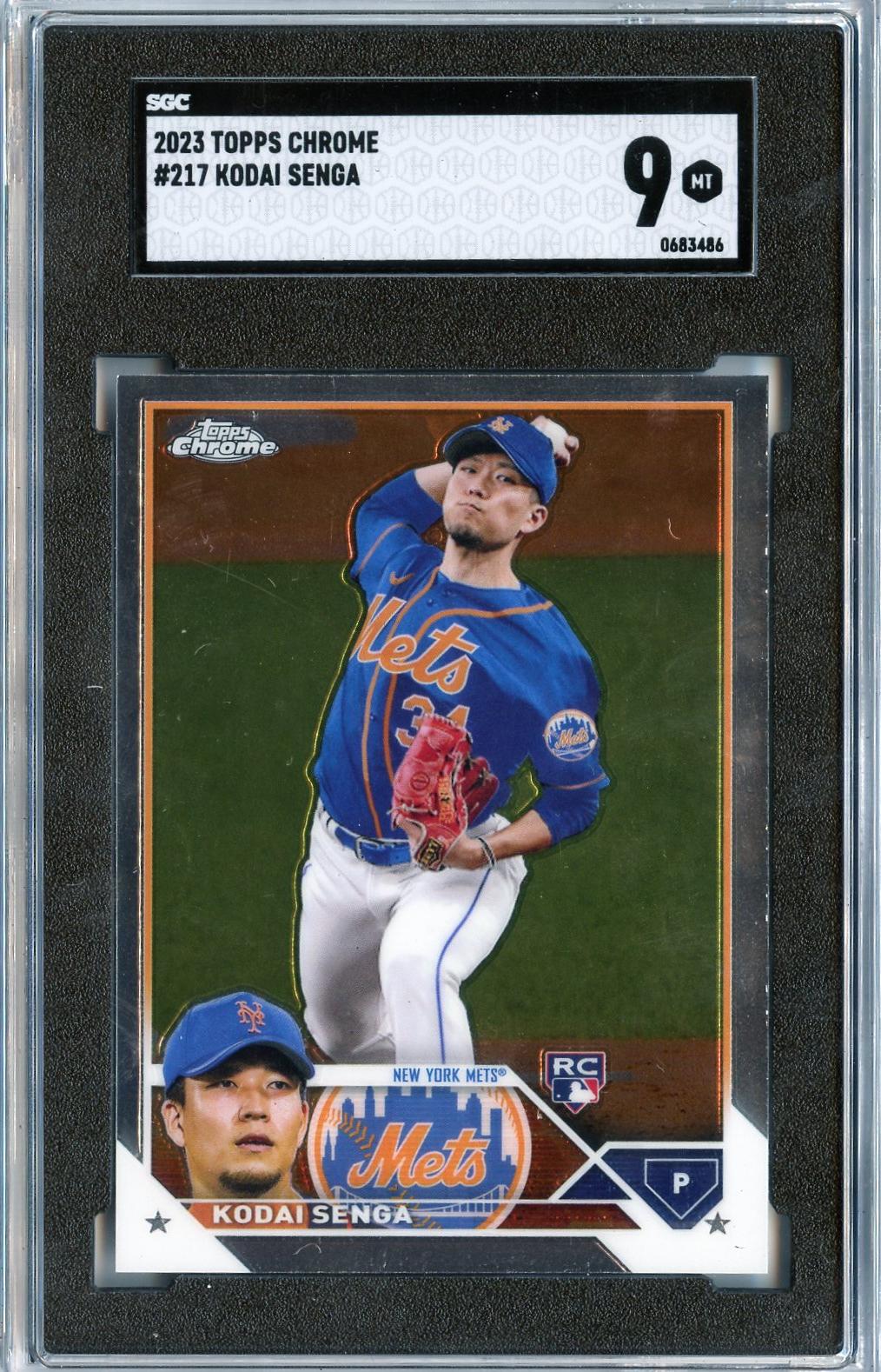 2023 Topps Chrome #217 Kodai Senga RC SGC 9