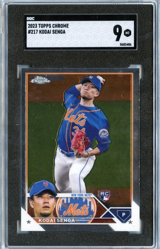 2023 Topps Chrome #217 Kodai Senga RC SGC 9
