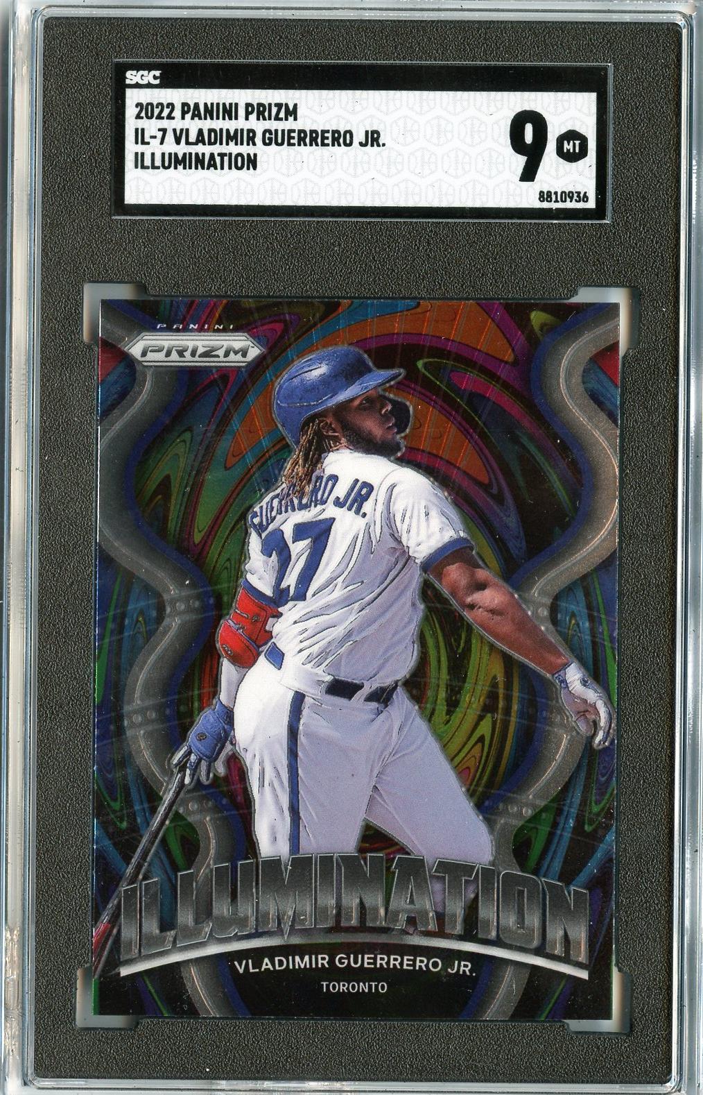 2022 Panini Prizm #IL-7 Vladimir Guerrero Jr. Illumination SGC 9