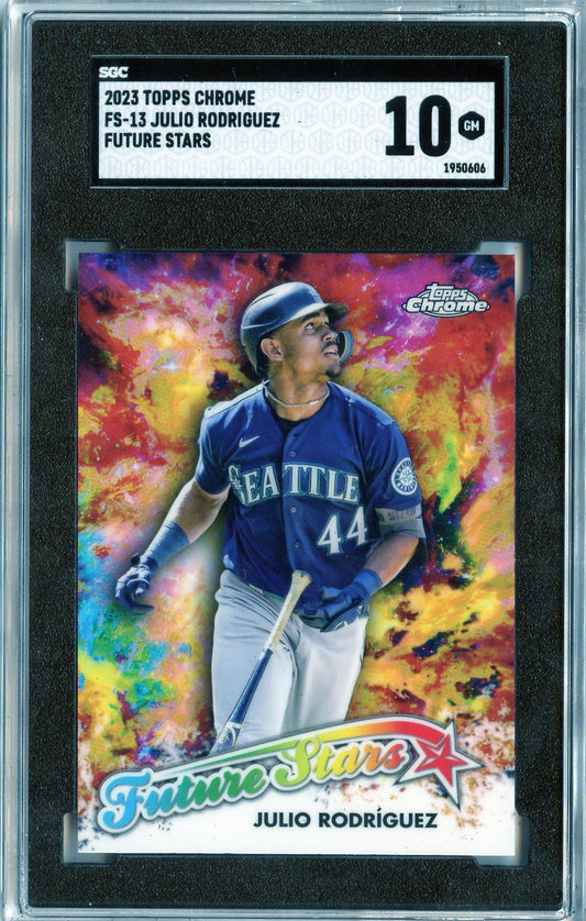 2023 Topps Chrome #FS-13 Julio Rodríguez Future Stars SGC 10