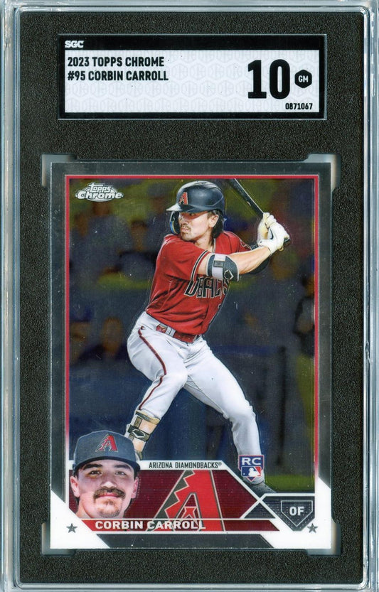2023 Topps Chrome #95 Corbin Carroll RC SGC 10