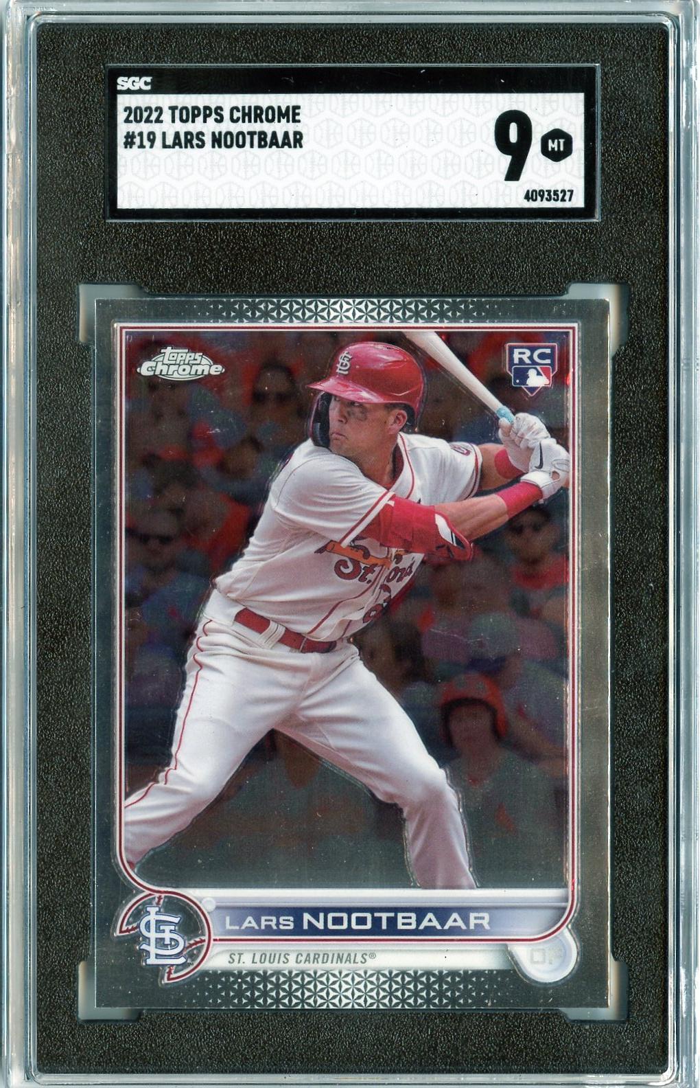 2022 Topps Chrome #19 Lars Nootbaar RC SGC 9