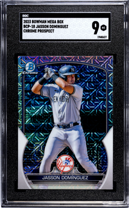 2023 Bowman Mega Box #BCP-18 Jasson Dominguez SGC 9
