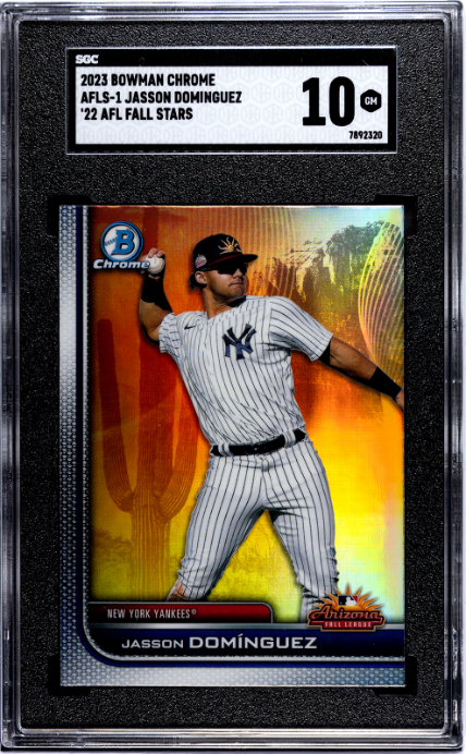 2023 Bowman Chrome #AFLS-1 Jasson Dominguez '22 AFL Fall Stars SGC 10