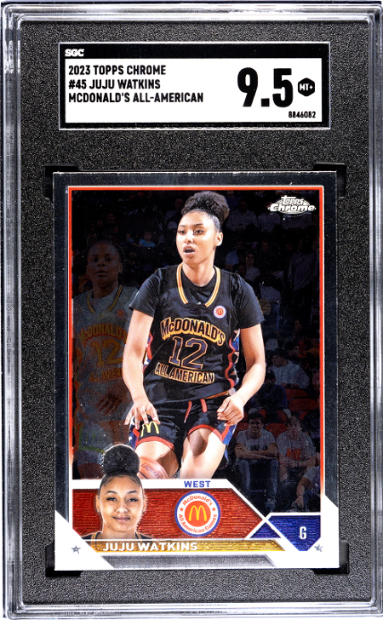 2023 Topps Chrome Mcdonald's All-American #45 Juju Watkins SGC 9.5