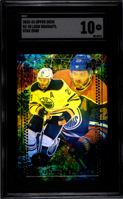 2023-24 Upper Deck #SZ-20 Leon Draisaitl Star Zone SGC 10