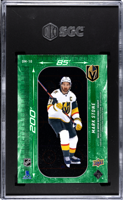 2023-24 Upper Deck #DM-10 Mark Stone 200' X 85' Green SGC 10