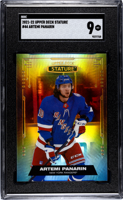 2021-22 Upper Deck Stature #44 Artemi Panarin SGC 9