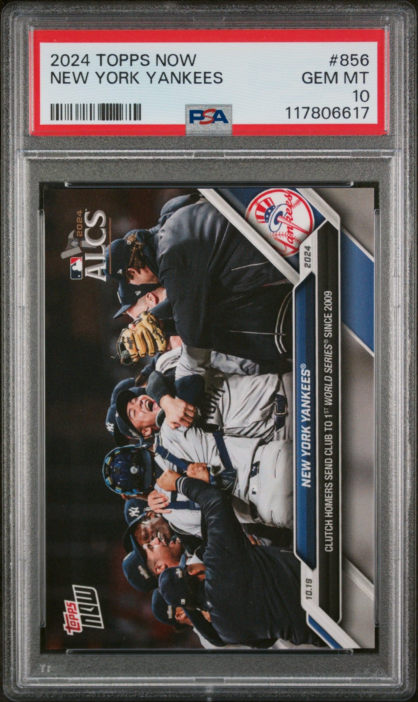 (4)2024 Topps Now #856 New York Yankees PSA 10