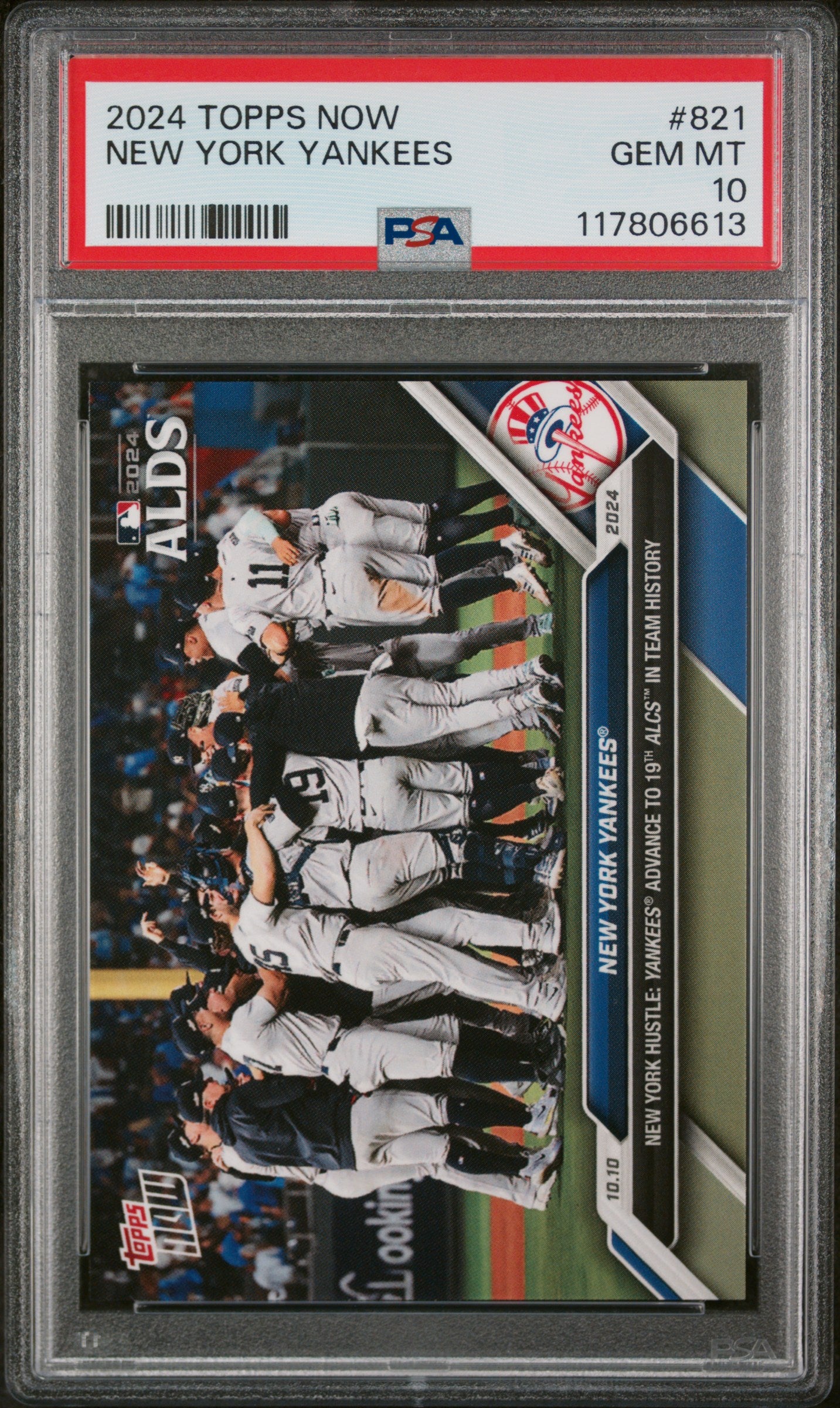 (2)2024 Topps Now #821 New York Yankees PSA 10