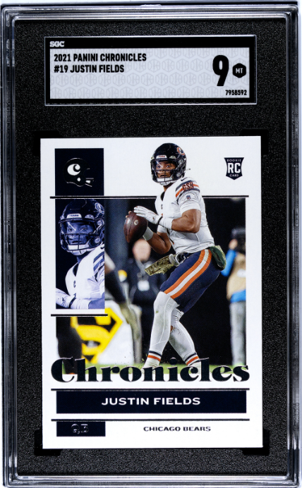 2021 Panini Chronicles #19 Justin Fields RC SGC 9