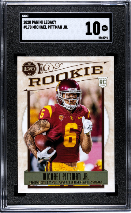 2020 Panini Legacy #170 Michael Pittman Jr. RC SGC 10