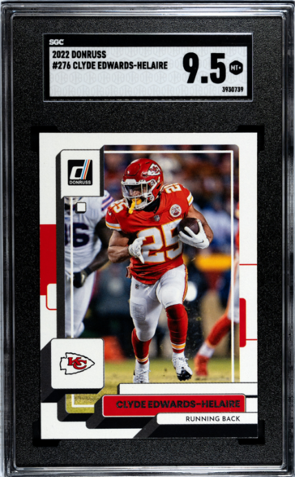2022 Donruss #276 Clyde Edwards-Helaire SGC 9.5