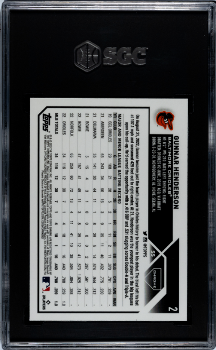 2023 Topps Chrome #TT-17 Matt Olson Technicolor SGC 10