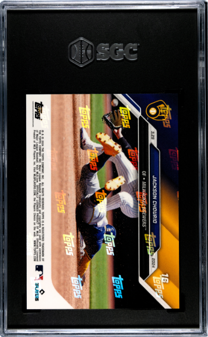 2024 Topps Now #16 Jackson Chourio RC SGC 8.5