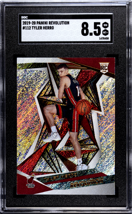 2019-20 Panini Revolution #112 Tyler Herro RC SGC 8.5