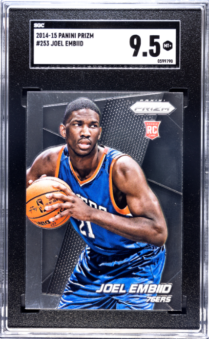 2014-15 Panini Prizm #253 Joel Embiid RC SGC 9.5