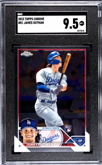2023 Topps Chrome #81 James Outman RC SGC 9.5