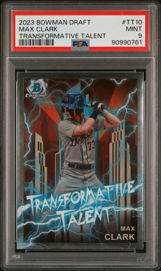 2023 Bowman Draft Transformative Talent #TT10 Max Clark PSA 9