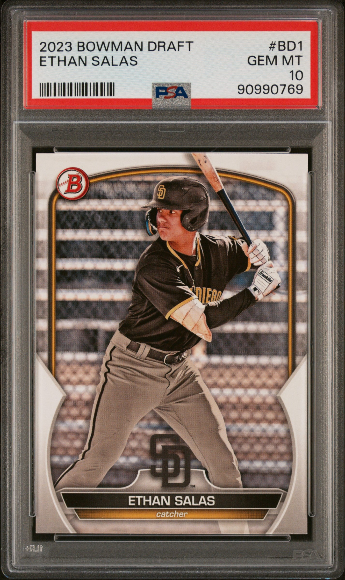 2023 Bowman Draft #BD1 Ethan Salas PSA 10