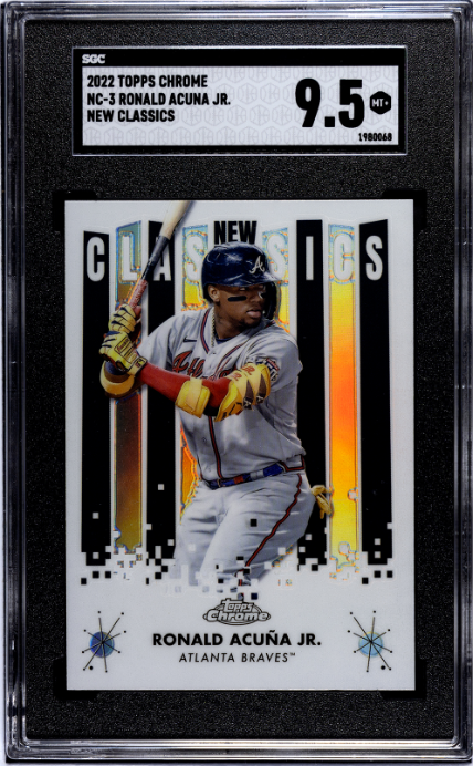 2022 Topps Chrome #NC-3 Ronald Acuna Jr. New Classics SGC 9.5