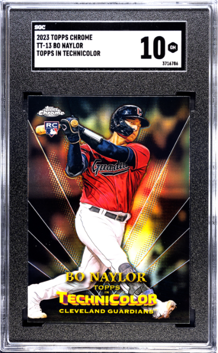 2023 Topps Chrome #TT-13 Bo Naylor Technicolor RC SGC 10