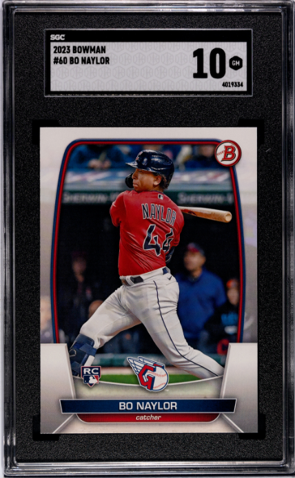 2023 Bowman #60 Bo Naylor RC SGC 10